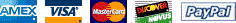 We accept AmEx, Visa, MasterCard, Discover Novus and PayPal