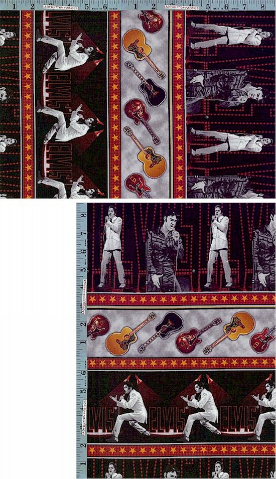 , Elvis Presley Fabrics, Ladybutton Fabrics