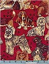 Whiskers & Paws Dogs Hoffman Fabrics