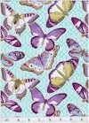 Flutter Butterflies Aqua, Michael Miller