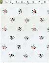 Pale Grey With Tiny White Dots Geometric Motif 60 Inches Wide Poly/Cotton Blend