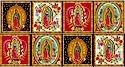 The Virgin Of Guadalupe Panel Sold By The Panel Gold Accented Robert Kaufman