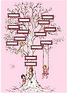 Family Tree in Pink Michael Miller. reg 10.25