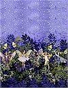 Night Fairies Border Silver Accented, Cicely Mary Barker