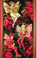 Holiday Fairy Panel  Michael Miller