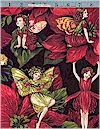 Holiday Fairies Cicely Mary Barker, Gold Accented Michael Miller