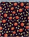 Pumpkins & Candy Corn Black, Halloween, Alexander Henry